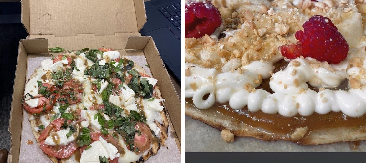 Bob & Timmy's Grilled Pizza on Wheels Menu